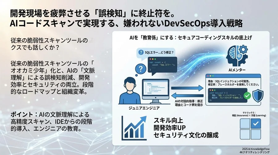 AIを「教育係」にする：セキュアコーディングスキルの底上げ - Section Image