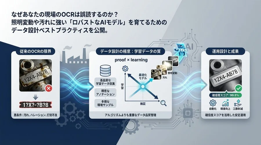 現場のAI-OCRが誤読する理由と対策｜悪条件に強いモデルを育てるデータ設計の極意