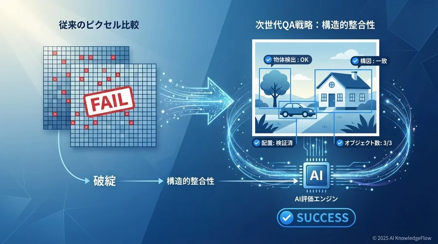 1. 構造的一貫性の確保：ピクセルではなく「構図」を見る - Section Image