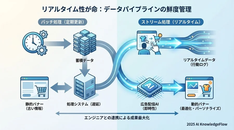 リアルタイム性が命：データパイプラインの鮮度管理 - Section Image