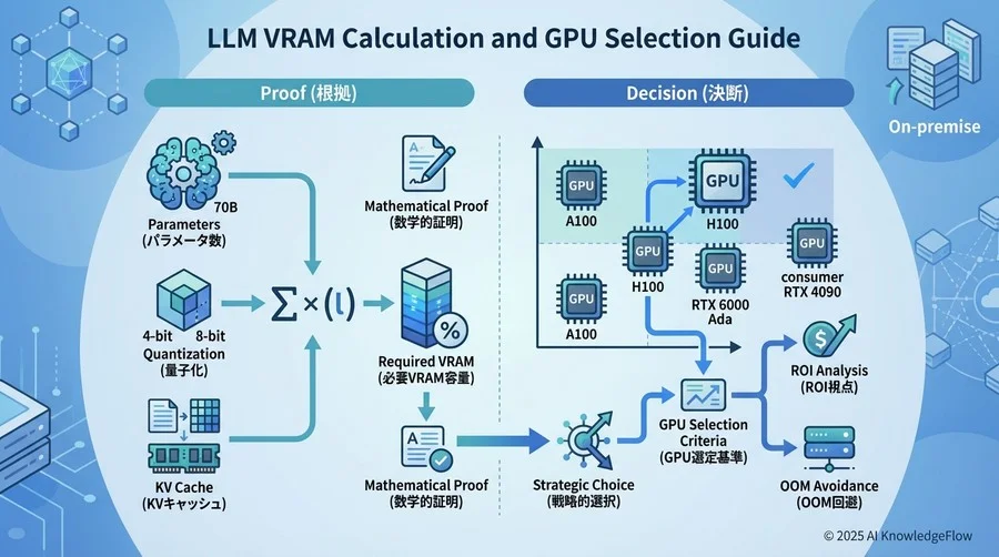 【実践】必要VRAM容量の厳密計算式と安全マージン - Section Image