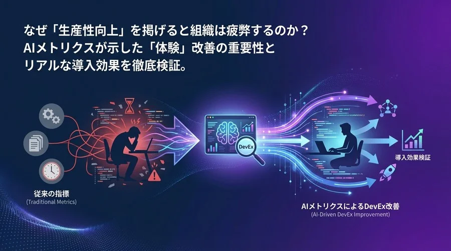 AIメトリクスを活用したDevEx改善の真実と導入効果検証