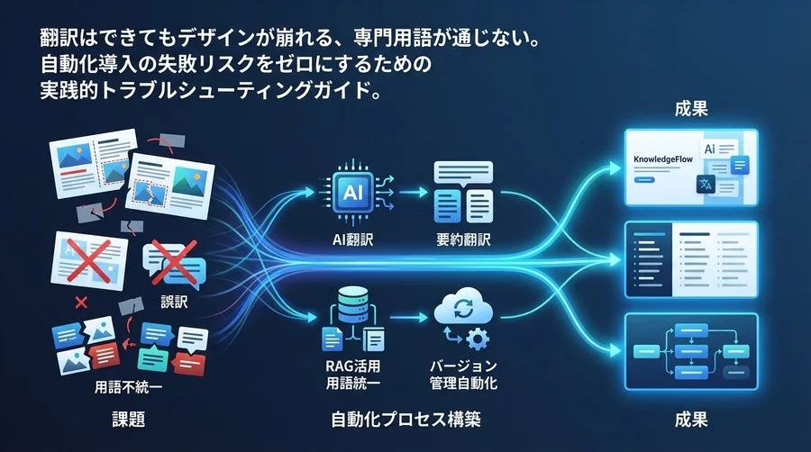 プレゼン翻訳の「レイアウト崩れ」と「誤訳」をゼロにする自動化プロセス構築【実践ガイド】