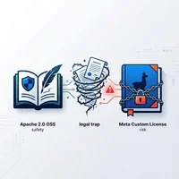 「OSS LLM」の法的罠：LlamaモデルとApache 2.0の商用利用リスクを徹底解剖