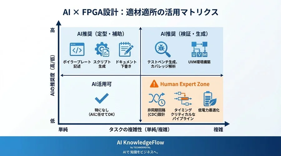 AIによるHDL生成の真実：速度より「論理合成品質(PPA)」で問うFPGA設計の未来 - Conclusion Image