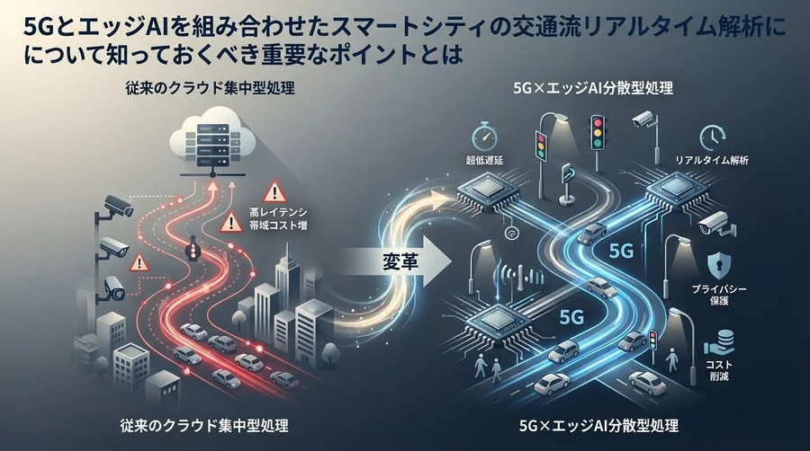 「クラウド信仰」がスマートシティを殺す？5G×エッジAIで実現する真の交通流制御