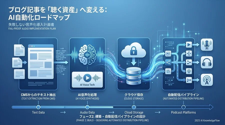 【フェーズ2：構築】Make連携による自動配信パイプラインの設計 - Section Image
