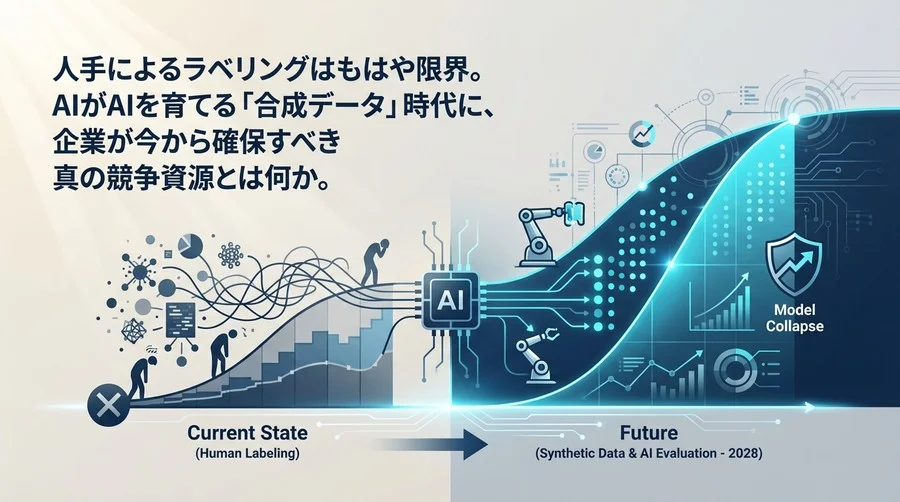 ファインチューニングのデータ作成は「合成」へ。2028年を見据えたData-Centric戦略とモデル崩壊リスク