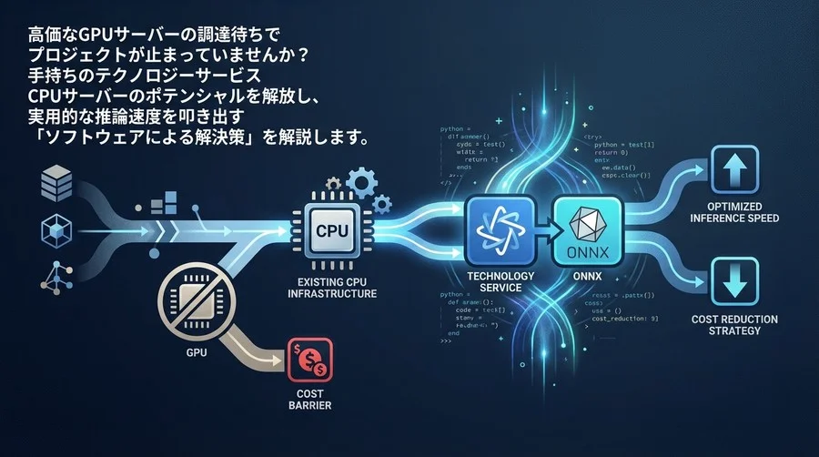 GPU枯渇を乗り越えるIntel CPU推論最適化：OpenVINOとONNXで実現するコスト削減戦略