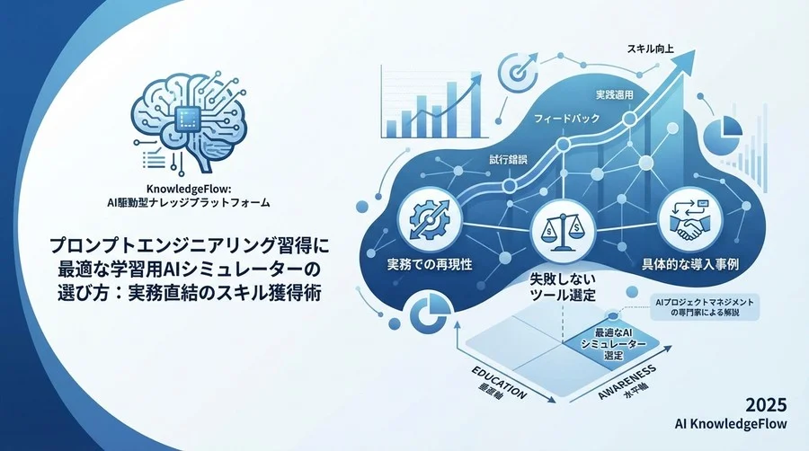 プロンプトエンジニアリング習得に最適な学習用AIシミュレーターの選び方のメリット・デメリット - Section Image
