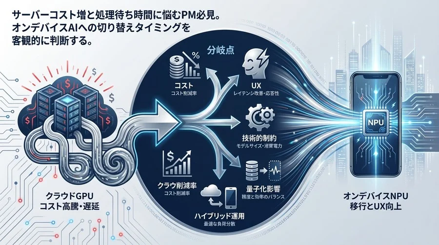 サーバーコスト削減とUX向上の分岐点：スマホNPU移行を判断する5つの評価指標