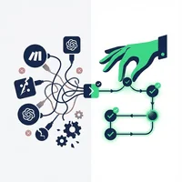 Make.comとOpenAI連携の「全自動化」は失敗する。成果を出すための半自動ワークフロー設計論