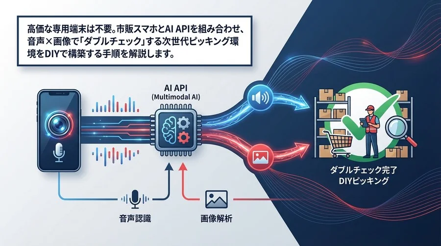 スマホ1台で物流革命！マルチモーダルAI活用・自作ピッキング支援システム構築ガイド