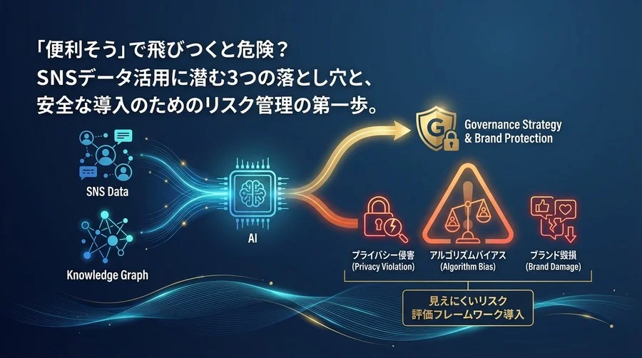 SNS連携AIレコメンドの落とし穴：ナレッジグラフ活用における3つのリスクとブランドを守るガバナンス戦略