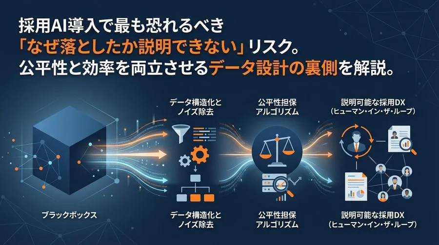 AI面接の「ブラックボックス」を解体する：公平性を担保するデータ設計と構造化の技術