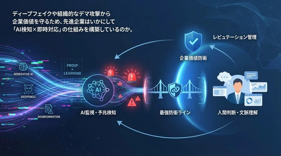 偽情報から企業を守る「AI監視×人間判断」の最強防衛ライン構築術