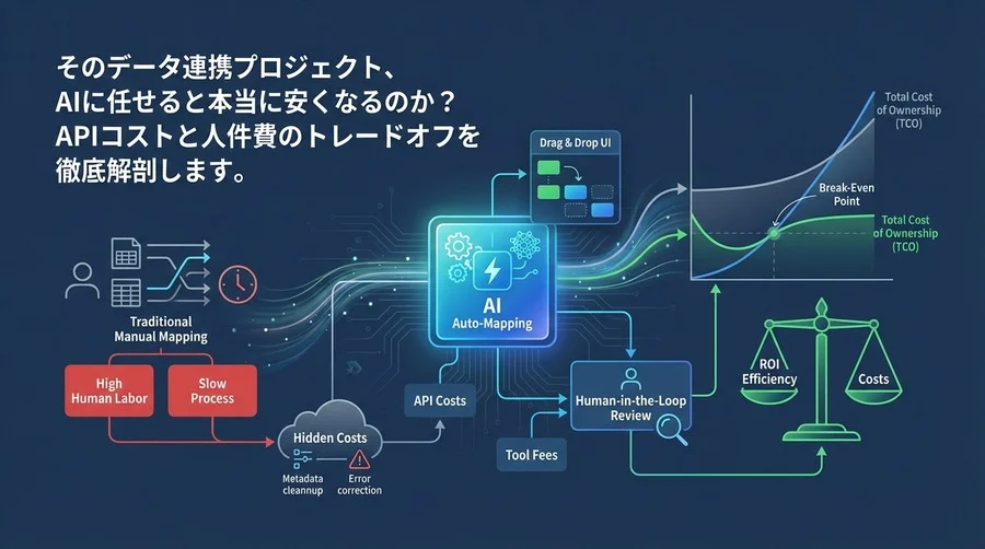 AIデータ統合のコスト対効果：スキーマ自動マッピングは本当に「安い」のか？徹底試算