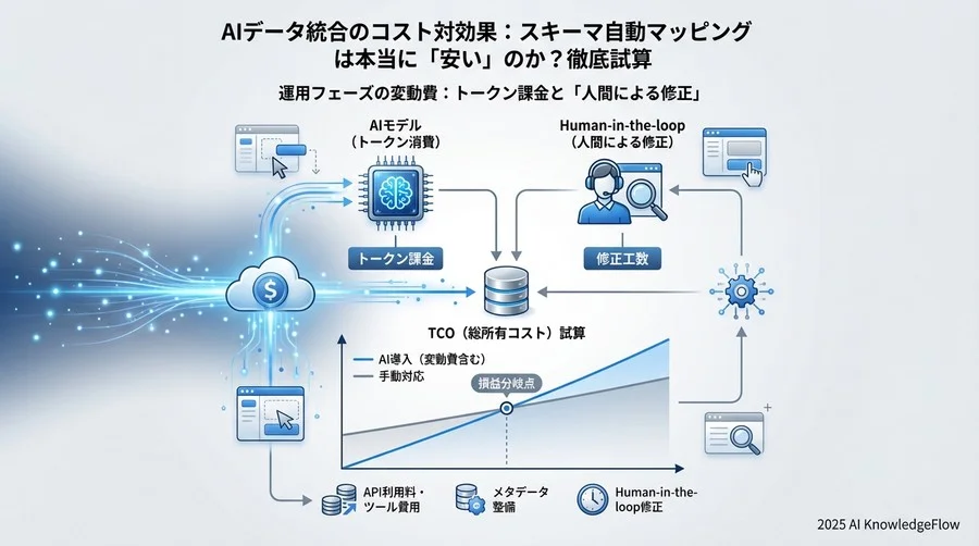 運用フェーズの変動費：トークン課金と「人間による修正」 - Section Image