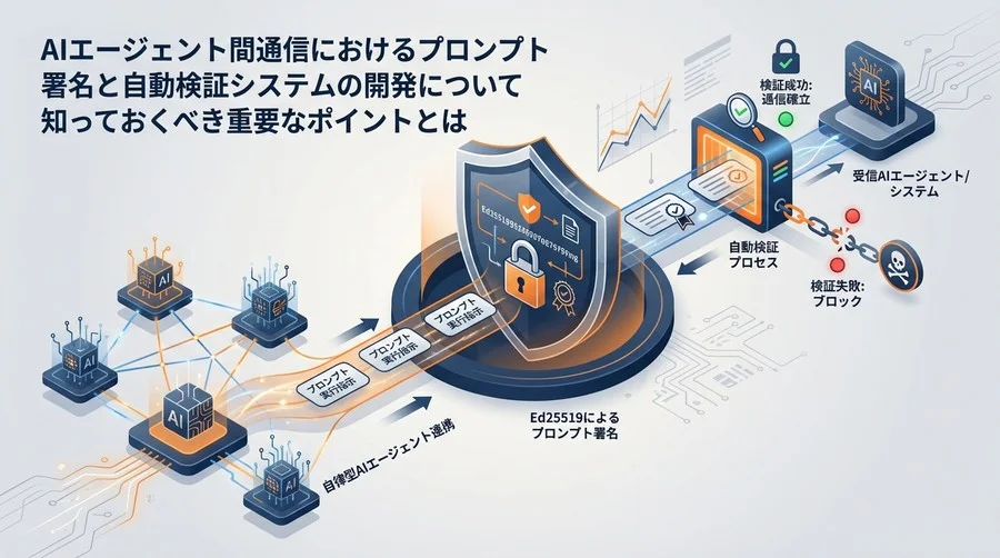 AIエージェント通信を守る：Ed25519によるプロンプト署名と自動検証の実装ガイド
