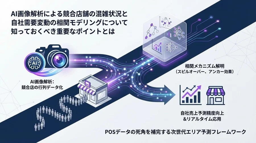 AI画像解析で解き明かす「競合店の行列」と自社売上の相関メカニズム：POSデータの死角を補完する次世代エリア予測