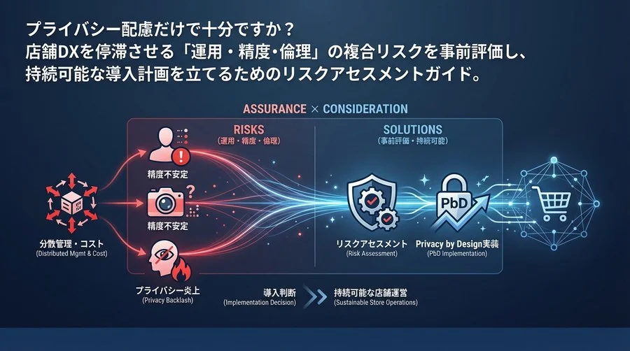エッジAIカメラ導入の落とし穴：レジ待ち解消の裏に潜む「運用・精度・倫理」の複合リスク対策ガイド