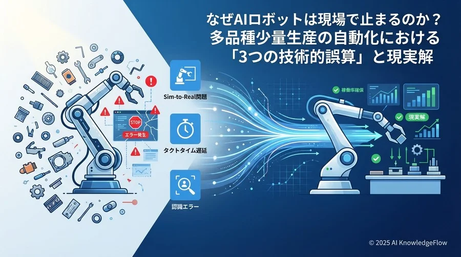 比較検討：従来型ロボット vs ルールベース画像処理 vs AI強化学習 - Section Image