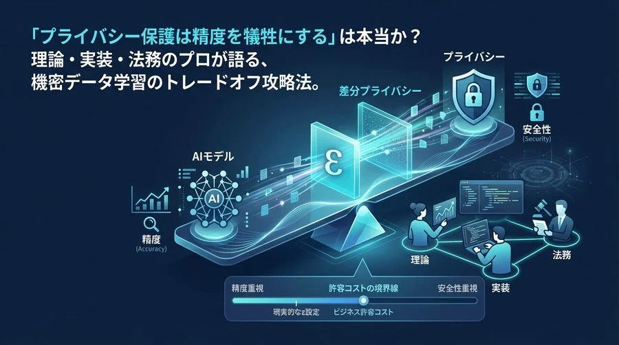 「精度か安全か」の二項対立を終わらせる：差分プライバシー導入の現実解と許容コストの境界線