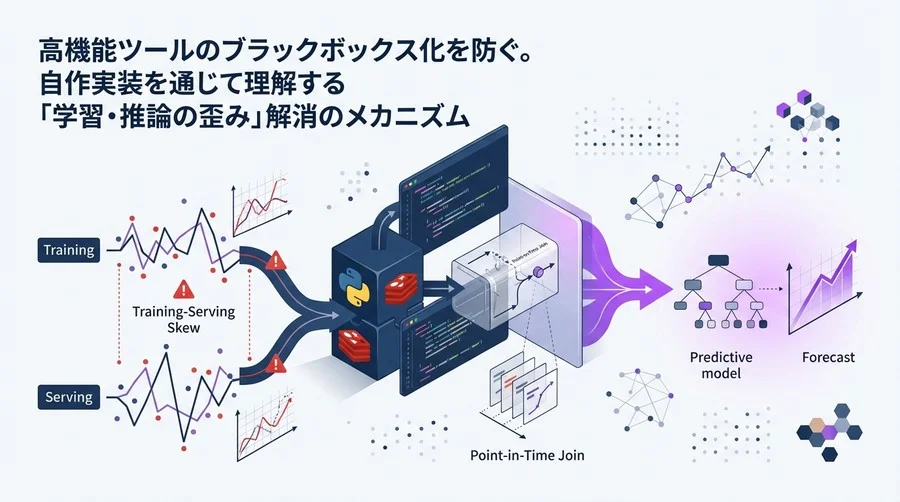 Feature Store自作で解剖するMLOps：PythonとRedisで実装する「学習・推論の歪み」解消アーキテクチャ
