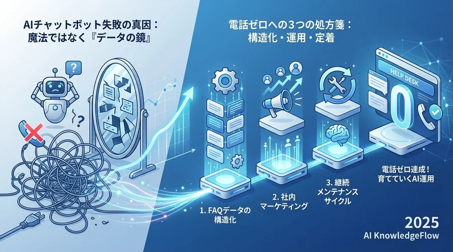 ベストプラクティス①：AIが理解できる「FAQデータの構造化」 - Section Image