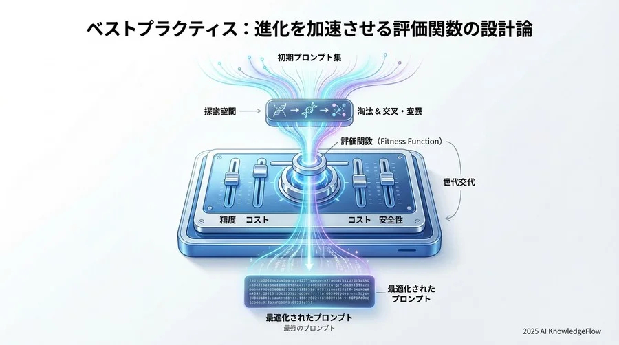ベストプラクティス：進化を加速させる評価関数の設計論 - Section Image 3