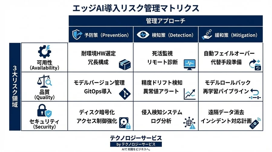 エッジAI需要予測の代償：数千店舗の運用崩壊を防ぐリスク管理と分散設計の現実解 - Conclusion Image