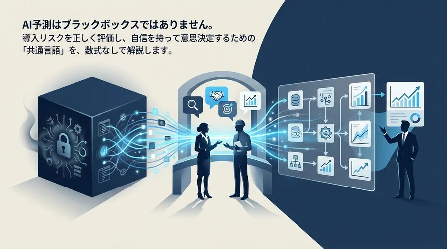 AI売上予測はブラックボックスではない：営業責任者がエンジニアと対等に話すための「共通言語」ガイド