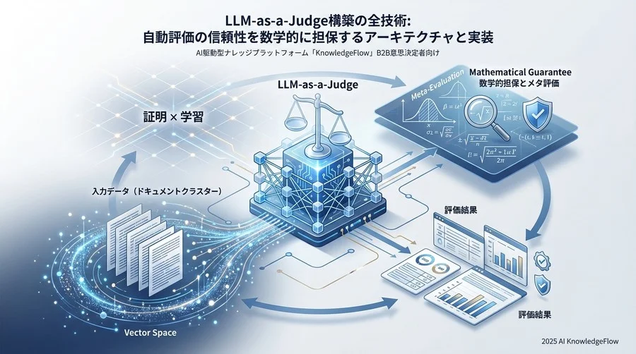 LLM-as-a-Judgeの基本アーキテクチャと評価モード - Section Image