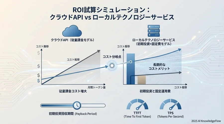 ROI試算シミュレーション：クラウドAPI vs ローカルOllama - Section Image