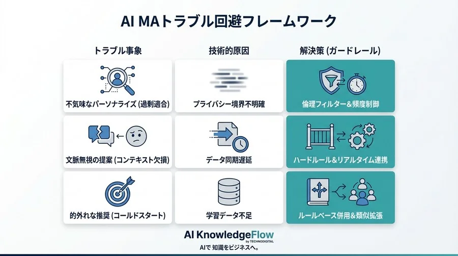 AI導入のMAトラブル回避術：不適切な自動配信を防ぐ安全装置の設計図 - Conclusion Image