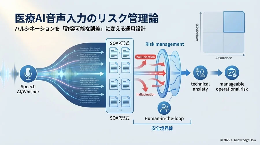 リスク特定：LLM音声入力に潜む3つの「見えない落とし穴」 - Section Image