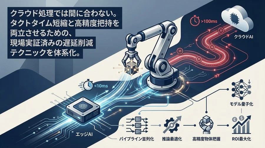 エッジAI×産業用ロボット：遅延10ms以下を目指すリアルタイム物体把握と推論最適化の極意