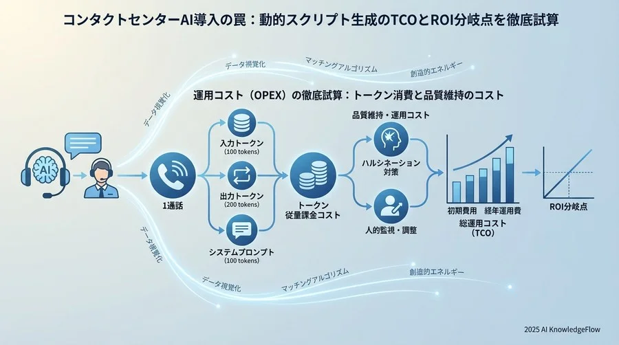 運用コスト（OPEX）の徹底試算：トークン消費と品質維持のコスト - Section Image