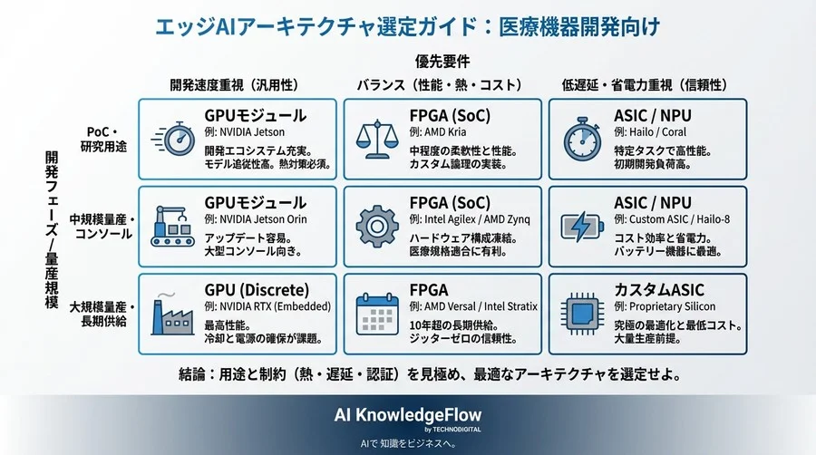カタログ値TOPSを信じるな：手術室の「熱と遅延」を制するエッジAI選定術 - Conclusion Image