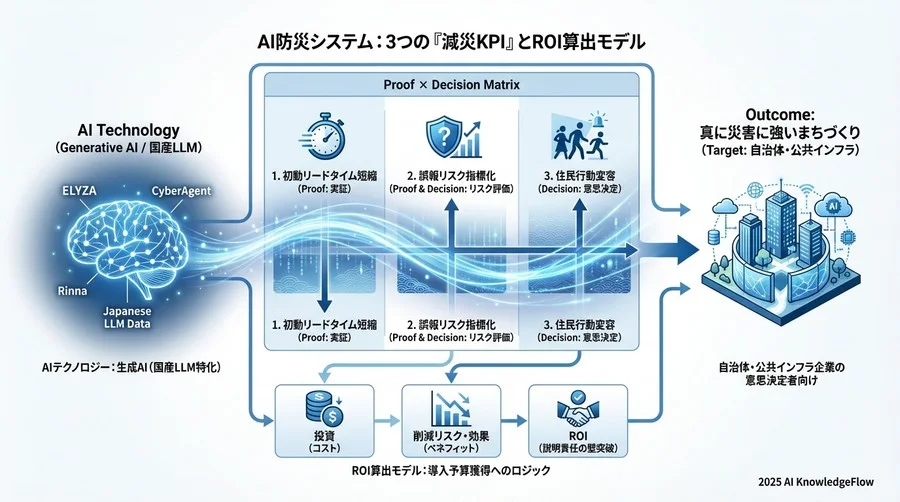 成功指標3：行動変容KPI「住民の避難行動と到達率」 - Section Image 3