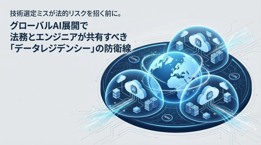グローバルAI展開の法的防衛線：データ主権を守る推論アーキテクチャ設計論