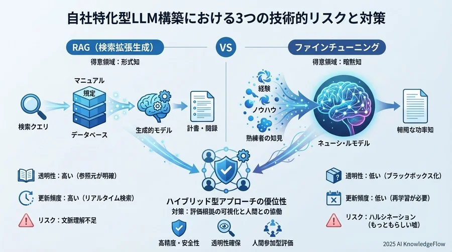 自社特化型LLM構築における3つの技術的リスクと対策 - Section Image