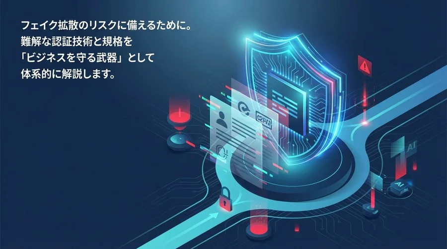 経営者が知るべき「見えない透かし」の正体：C2PAと電子透かしが描く真正性証明の未来図