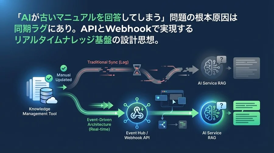 Notion × Dify RAGの「同期ラグ」をゼロにする設計論：AIが古い情報を答えるリスクとイベント駆動型アーキテクチャの正解