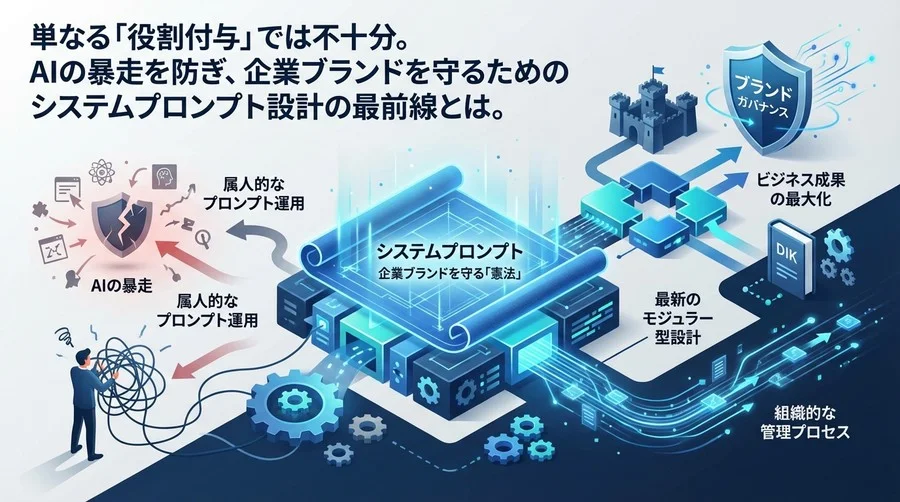 システムプロンプト設計の新常識：AIガバナンスを確立し企業ブランドを守る「憲法」としての実装戦略