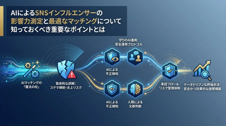 インフルエンサー選定のAI活用における「致命的な誤解」とステマ規制時代の安全運用プロトコル