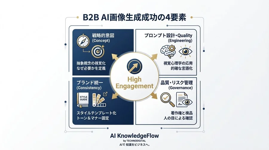 脱・フリー素材！B2B SNSを変えるCopilot画像生成の「意図的画作り」と品質管理術 - Conclusion Image