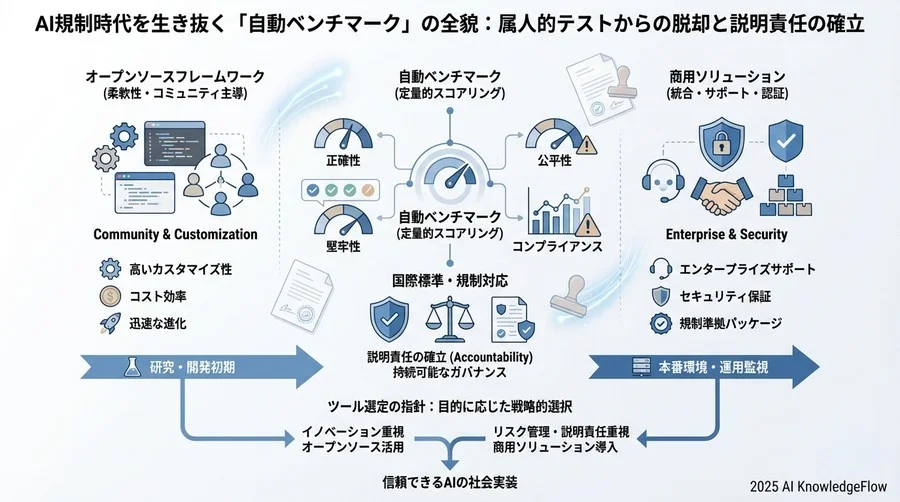 市場分析：主要な自動評価フレームワークとツール - Section Image 3