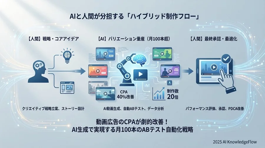 実装プロセス：AIと人間が分担する「ハイブリッド制作フロー」 - Section Image