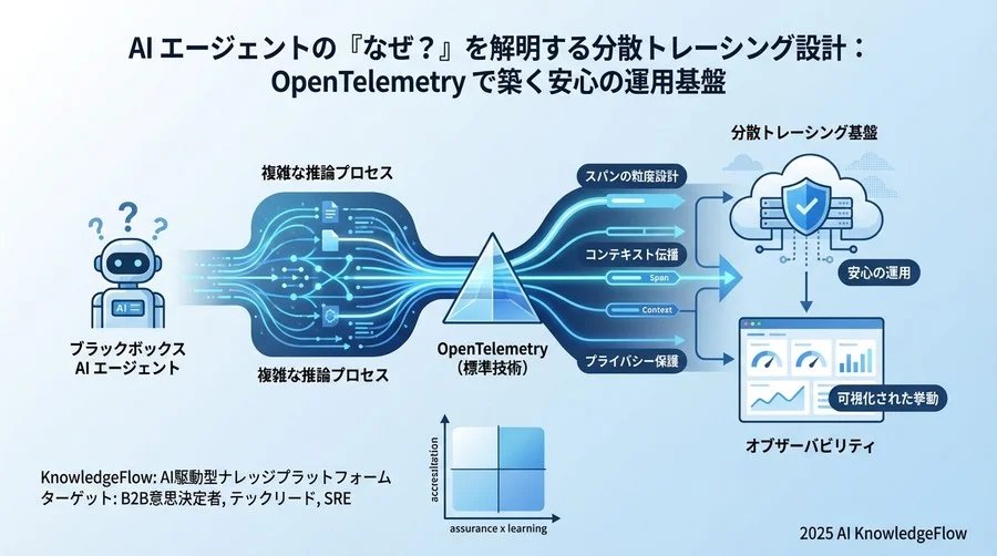 設計の前提：AIトレーシングにおける「スパン（Span）」の粒度戦略 - Section Image